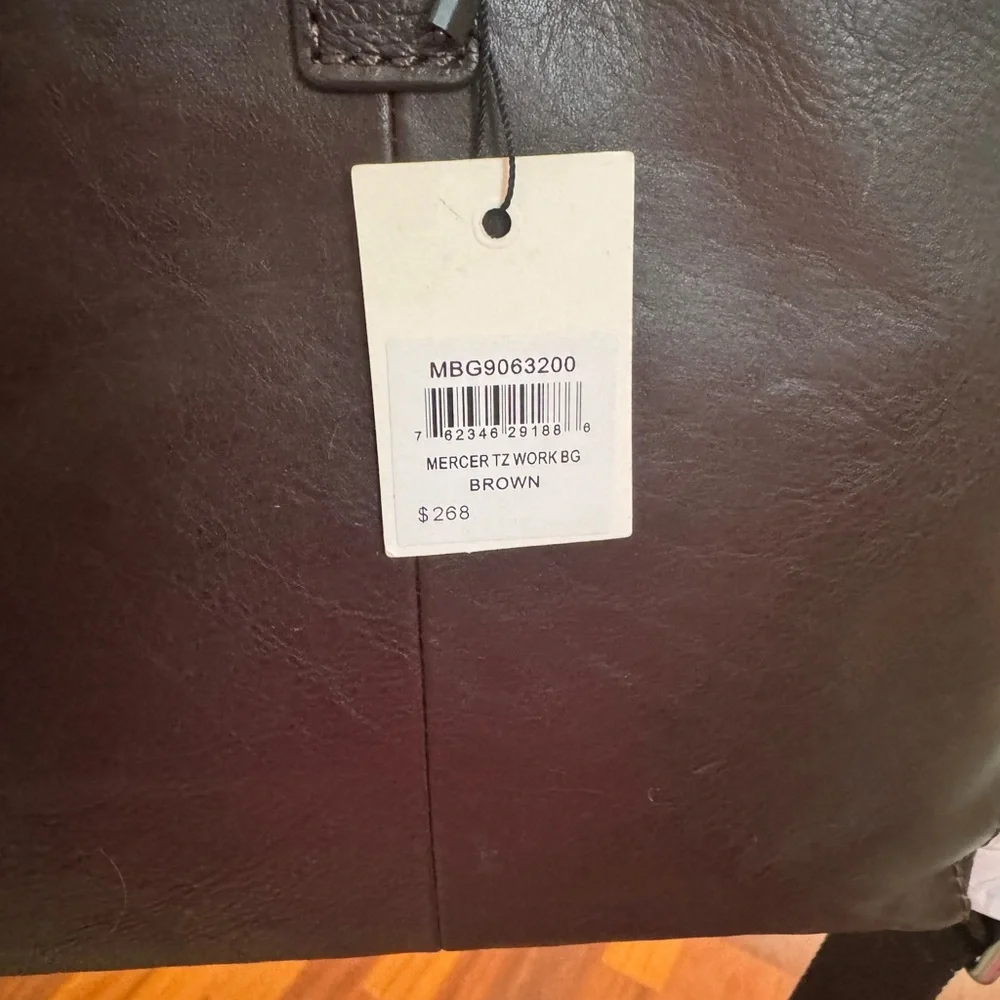 Fossil Dark Brown Leather Briefcase